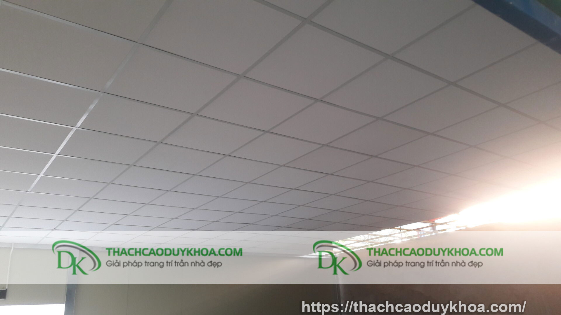 Trần thạch cao ghép nối liền nhau