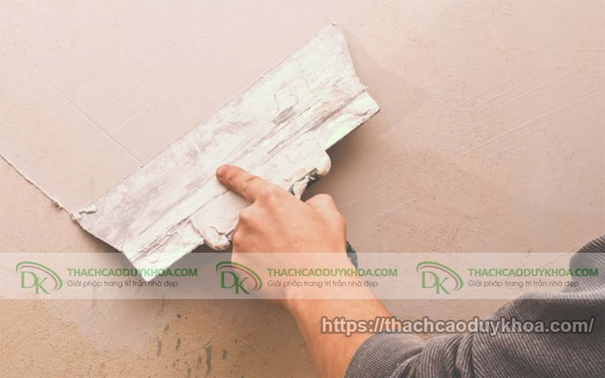 Hướng dẫn pha bột trét tường